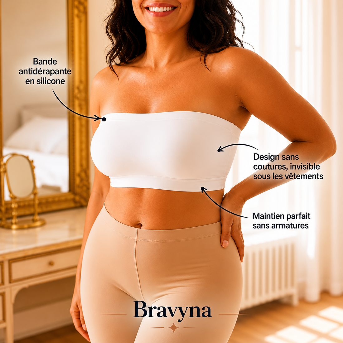 Bandeau push-up Bravyna – conseils d’entretien lingerie pour lavage, séchage et rangement afin de garder sa forme