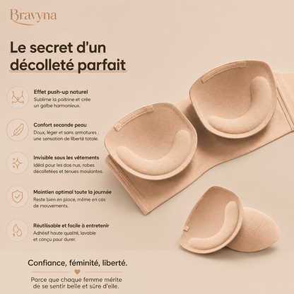 Bravyna strapless push-up bra