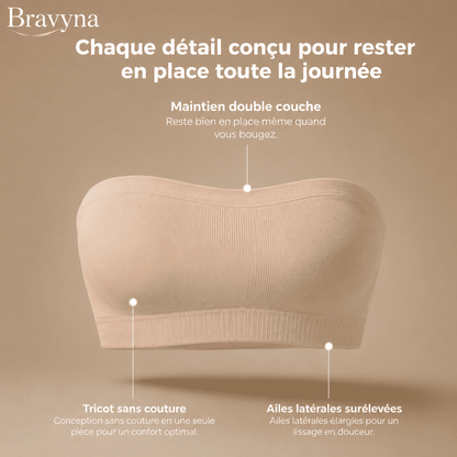 Bravyna strapless push-up bra