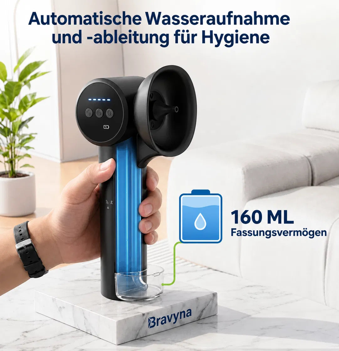 Ohrenreiniger 2-in-1 · Reinigung & Warmlufttrocknung